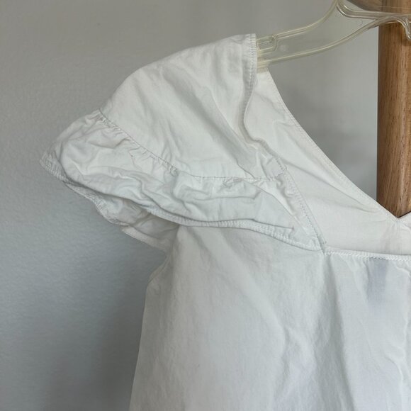Zara White Sleeveless Blouse - Picture 4 of 5